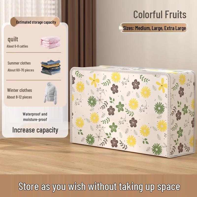 

Large-Capacity Quilted Storage & Moving Bag for Clothes and Bedding - Moisture-Proof Travel Organizer