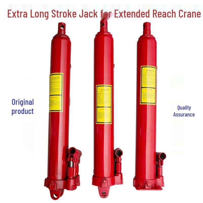 8T12T Hydraulic Long Bottle Jack with Extended Jib Crane