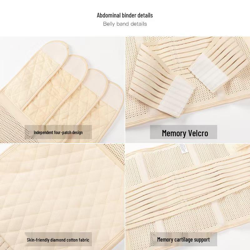 Wygodny Uniwersalny Trener Talii Poporodowy: Oddychający pas brzuszny do rekonwalescencji po cesarskim cięciu i porodzie naturalnym