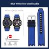 22mm High Quality Nylon Canvas Strap For Tissot MotoGP T-Sport Racing Series T115.417 T115.427A Rubber Bottom Watchband Bracelet