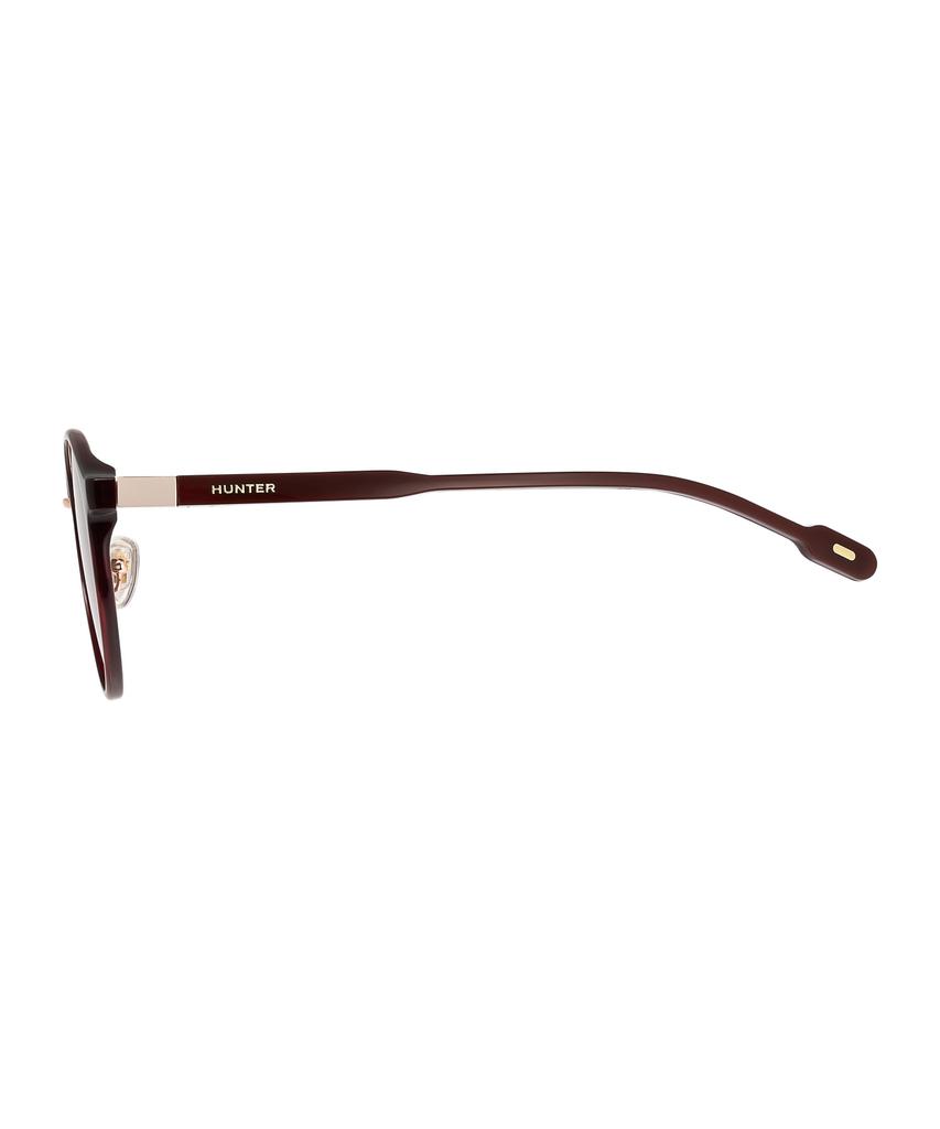 Heonteoaiweeo [Unisex] Round Active Sunglasses - Burgundy Htc31