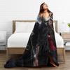 Couverture en Flanelle The Vampire Diaries Douce Durable Couvertures de Lit pour Salon Voyage Couvre-lit Confortable Housse de Canapé-Lit