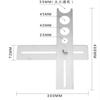 House Decorated Work Position Ruler Puncher Drilling Hole Tools Hole Opener Locator Measuring Tools