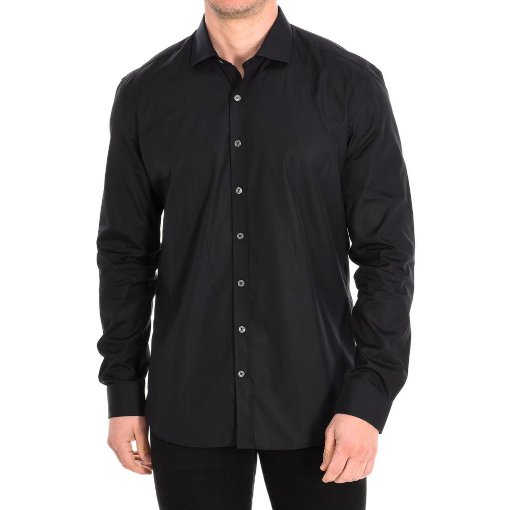 POPELINE14 Herrenhemd, Slim Fit, Reverskragen, Langarm