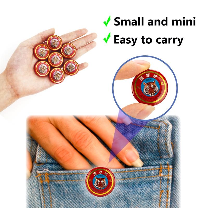 Mini Herbal Oil Ointment for Insect Protection and Headache Relief