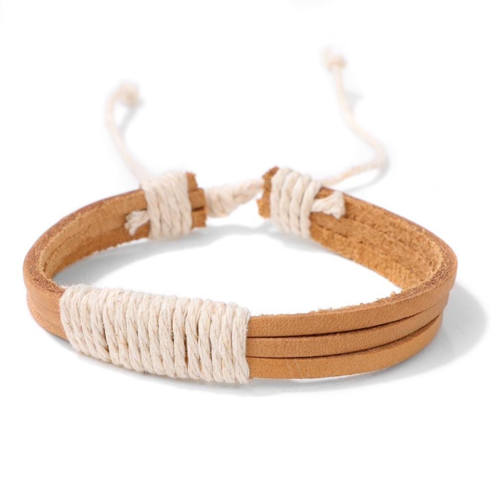 JYL TS Bracelet Men's  Volcanic Stone Crown Set Bold Enhances Authority And Luck