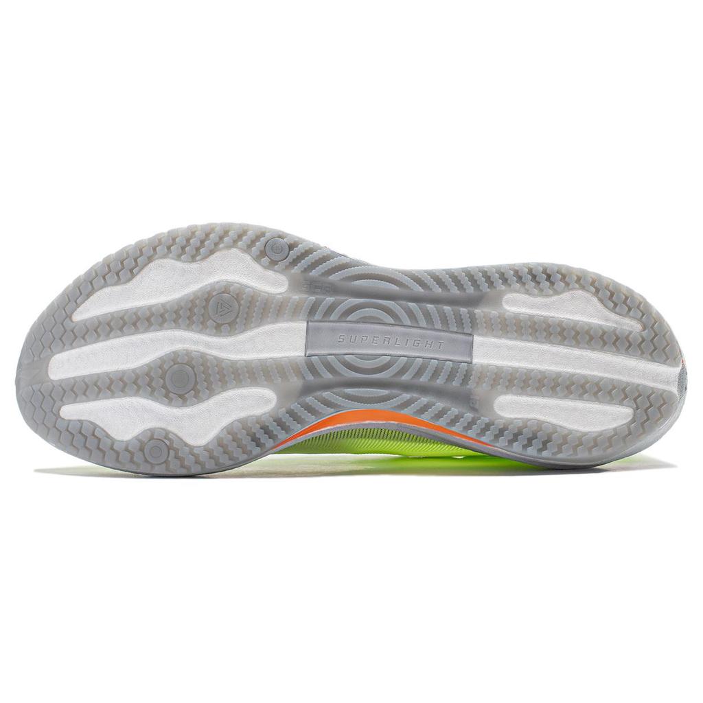 New LiNing Super Light 21 Cushioning Anti-Slip Wear-Resistant Breathability Low-Top Running Shoes Men's Yellow Green ARBU001-2