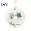 Festive Garden Hanging Ornaments True Friends Acrylic Ornament, Friendship Theme Decoration for Christmas Decorative Holiday Tree Pendants Home Party,