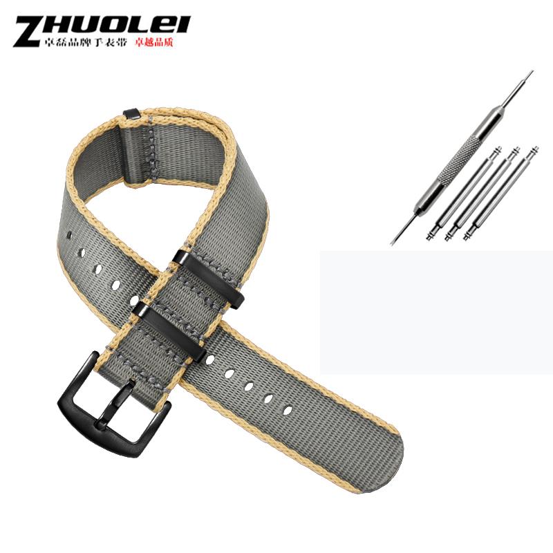 Hochwertiges Nylon-Uhrenarmband für Omega Seamaster Speedmaster Rox Mido Seiko Armband 20mm 22mm