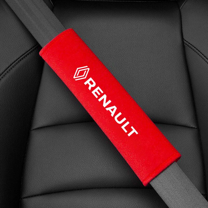 För Renault 2026 Nya Hjulskydd 2 st Bilbältesskydd Axel Kolfiber Skyddsfodral för Renault Clio Megane Trafic Captur