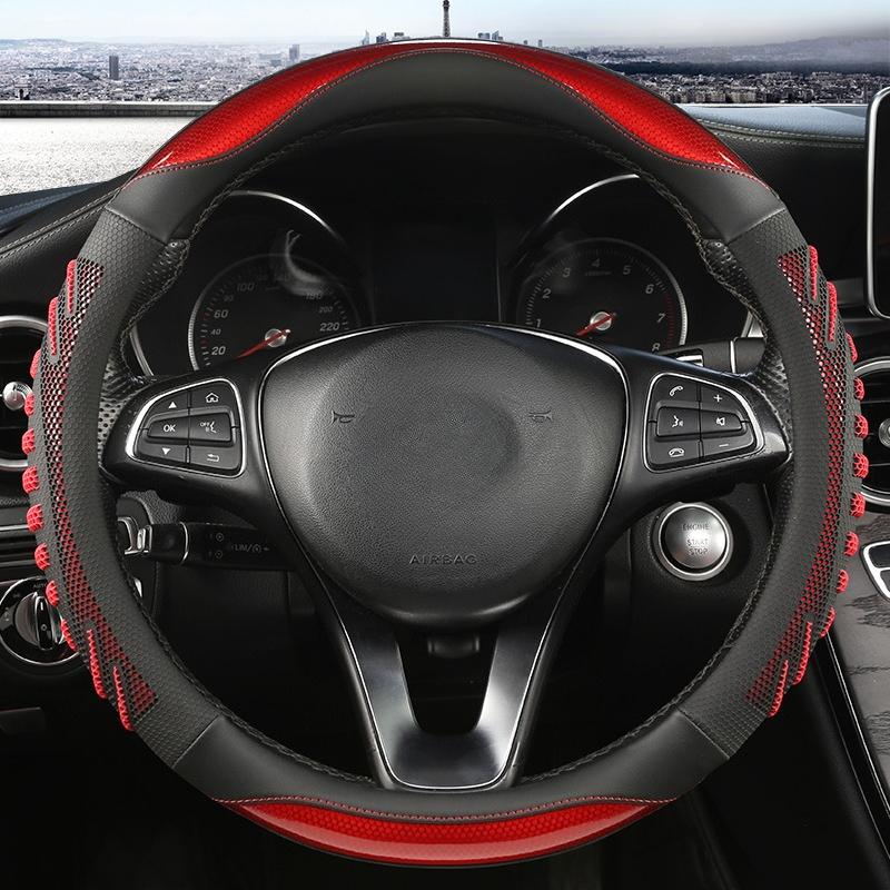 Coprivolante Tridimensionale a Nido d'Ape Copertura in Pelle Resistente con Rivestimento Antiscivolo Universale 14.5-15in
