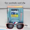 For BMW Car Sun Visor Storage Bag Hanging Organizer Holder Accessories E93 F10 F20 F30 F40 F15 F25 F26 F31 F49 F86 M3 M5 X3