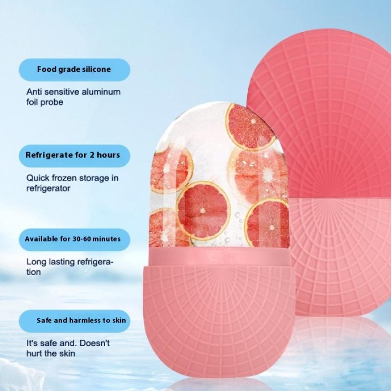 Silicone Ice Roller for Face and Eyes – Reusable, Leak-Proof Facial Massager for Cooling and Skin Firming