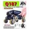 JHD For 2026 New JJRC Q187 RC Robot Dog Music Cool Lights Water Spray Swing Arms Stunt 2.4G 4WD RC Drift Car Gesture Sensing Toy