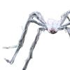 Fake Large Hairy Halloween Spider with Glowing Red Eyes Halloween Decorations Spider for Window Wall Indoor Outdoor Decorations