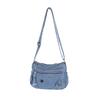 Jeans Crossbody-Tasche mit mehreren Reißverschlusstaschen, lässige Umhängetasche für Damen, für den täglichen Gebrauch und Reisen