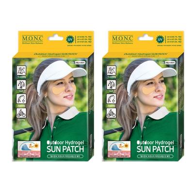 Cerotti solari MO&C Outdoor Hydrogel, cerotti da golf, 2,6 g, 2 set