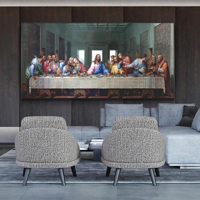 Da Vinci Last Supper Canvas Paintings Reproductions Wall Art Canvas Posters Christian Decorative Pictures Home Decor Cuadros Background