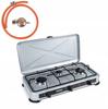 Fogão Cooktop a Gás 3 Queimadores Tripalnikowy Kg300+Redutor +Mangueira Sólido