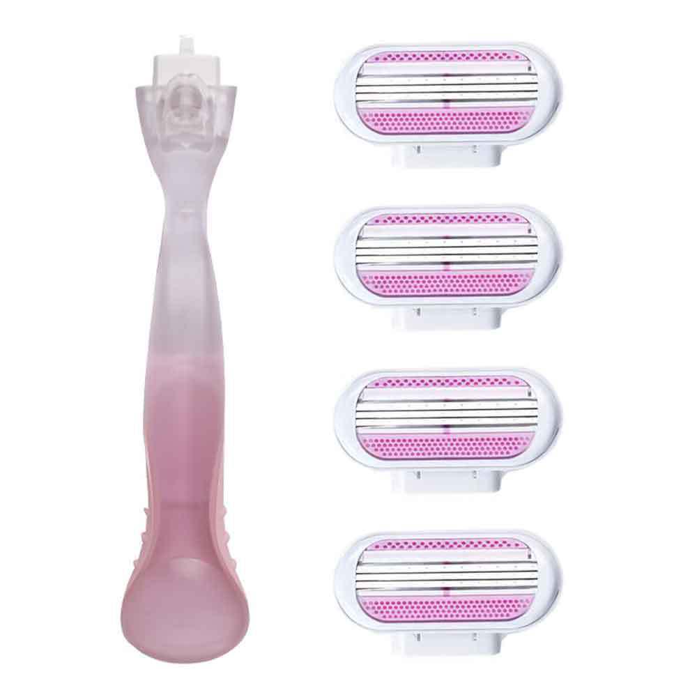 German Quality 5-Layer Men's Manual Razor - Classic Old-Fashioned Design with Universal Razor Head.