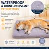 Waterproof Dog Bed Oxford Pet Cushion for All Seasons Thickened Memory Foam Filling Bite-resistant Pet Mat Pet Supplies