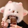 Sheep Winter Plush Hat Anti-cold Fluffy Ear Protection Cap Skiing Lamb Ears Warmer Hat  Travel