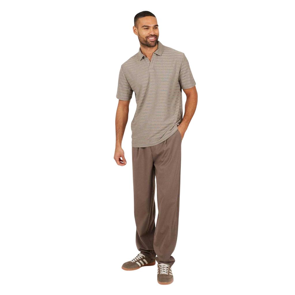 Brave Soul Mens Trophy Striped Polo Shirt