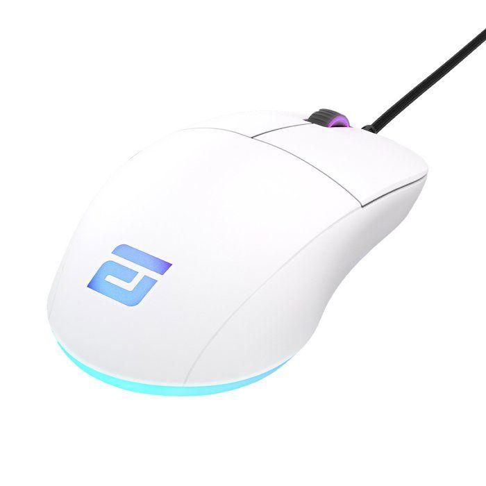 Souris de jeu - ENDGAME GEAR - XM1 RGB - Blanc - Filaire - 6 boutons