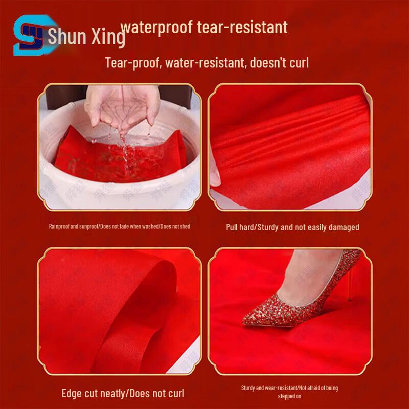 Shunxin Disposable Red Carpet Runner for Events and Weddings
