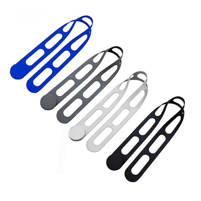 Reusable Lid Strap Silicone Elastic Band Universal Pot Lid Holder Lunch Box Strap Elastic Bands Outdoor Kitchen Tableware Tools (Grey,1PC) серый