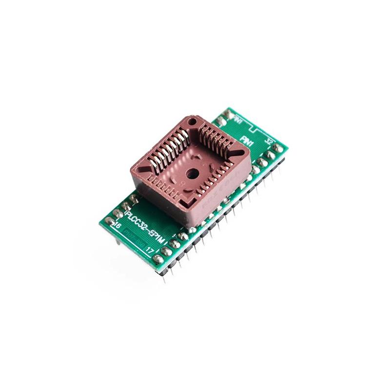 PLCC32 la DIP32  PLCC44 la DIP40 USB Programator Universal IC Adaptor Soclu Tester pentru TL866CS TL866A EZP2010 G540 SP300