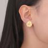 Flowers Stud Earrings Women Stainless Steel Gold Earring Trendy Daisy Cherry Blossom Jewelry Valentine Gift