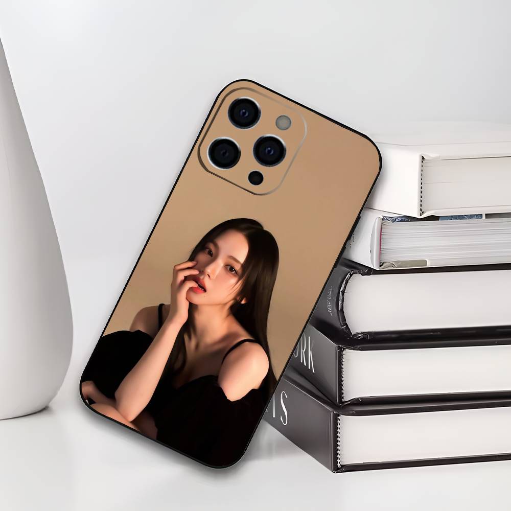 POP K-Ka-rina Phone Case For IPhone 17,16,15,14,13,12,11,Plus,Pro,Max,Plus,XS,soft Case Black Silicone