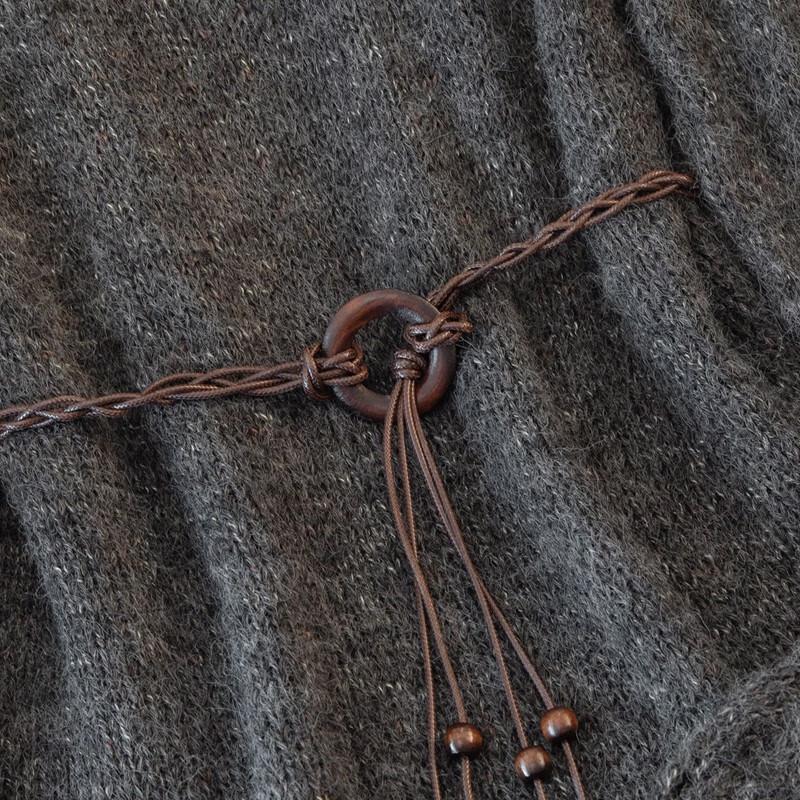 Damen Strickoberteil mit Ausschnitt, lockere Passform, Wollmischung