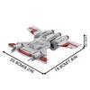 MOOXI Weltraumkrieg Panzer Modell Bausteine DIY Diorama Erwachsene Kinder Spielzeug Bausteine Set Montessori Geschenke Raumdekoration