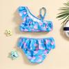 2022 New 2-Piece Mermaid Swimsuit for Girls - Cute Sunscreen Swimwear for Hot Springs & Beach
