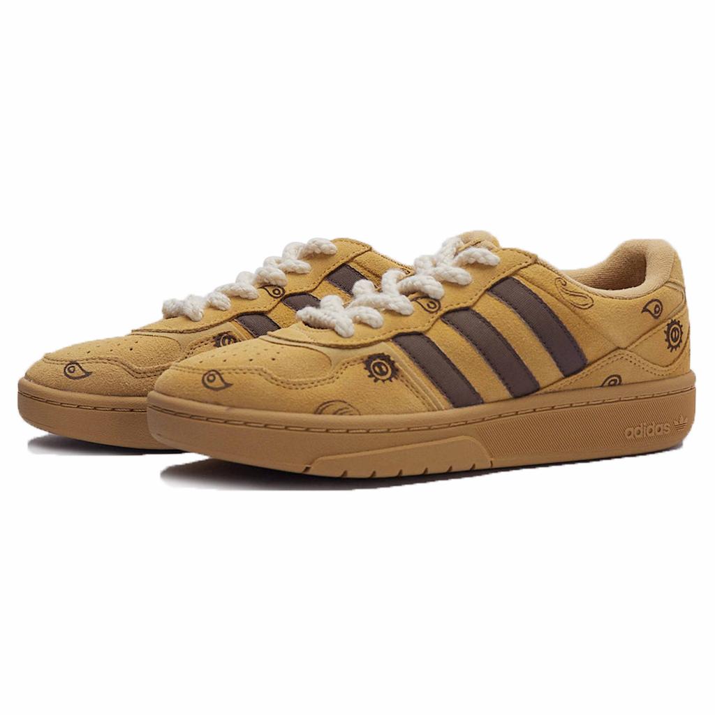 adidas Originals Courtic Skateboard-Schuhe Unisex Low-Top Gelb/Braun ID6070(Team15-)