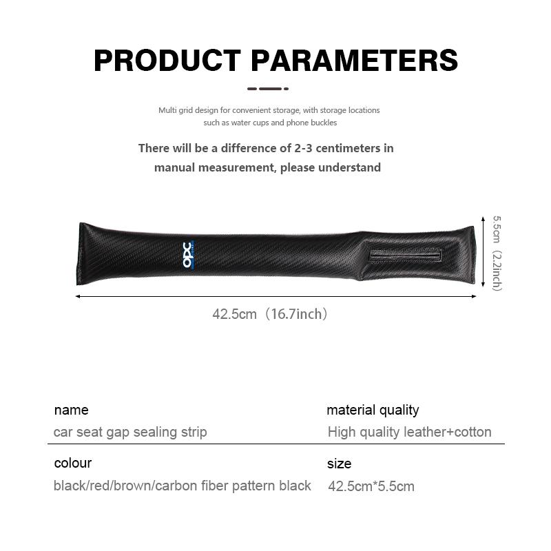 Leather Car Seat Gap Filler Auto Dustproof Protecter Strip For Buick Verano Envision Avenir Lacrosse Regal Encore Excelle