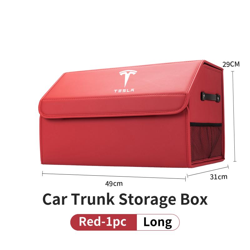 Car Valve Core Trunk Storage Box Organizer Foldable Stowing Tidying Container Bag For Tesla Model 3 Model S Model X Model Y
