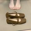 New Women's Square Toe Women Ballet Flats Shoes Shallow Elastic Band Autumn Ladies Comfort Soft Sole Ballerina Shoes