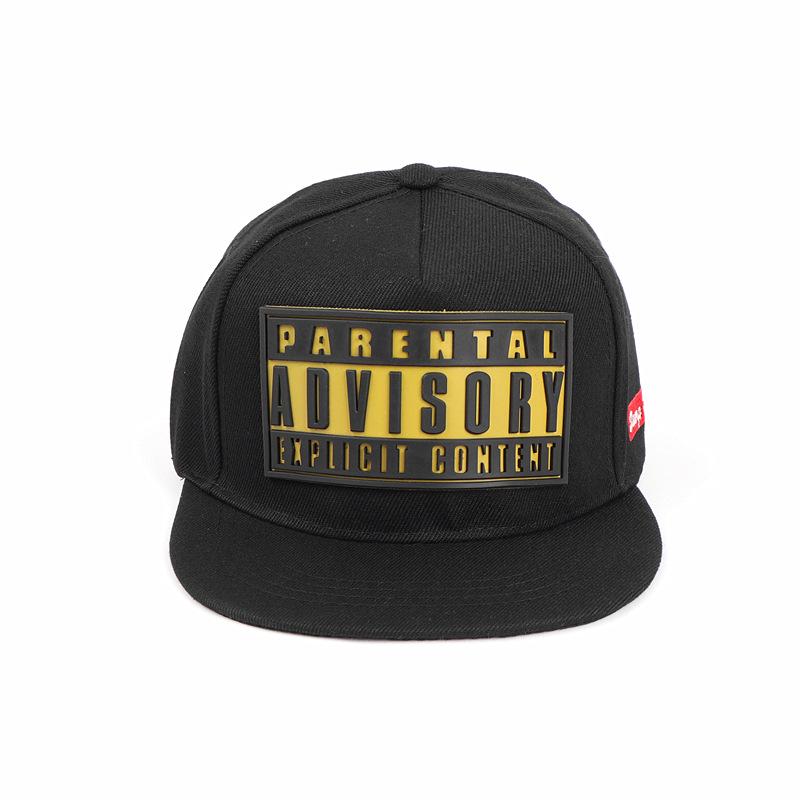 Trendy 3D Letter Print Flat Brim Baseball Cap - Unisex Hip Hop Skate Style