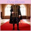 Costum Elizabeth Costum de Prinț Regal Cu Imprimeu Digital Pentru Spectacol pe Scenă