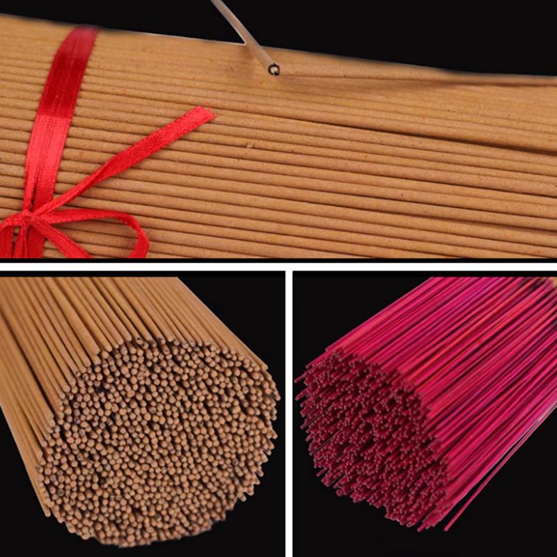 1000/500 Pezzi Bastoncini d'Incenso di Sandalo Naturale 25,5 cm Profumi Leggeri Locali per la Casa Chiama Fortuna Ingrosso all'Ingrosso Bastoncini d'Incenso