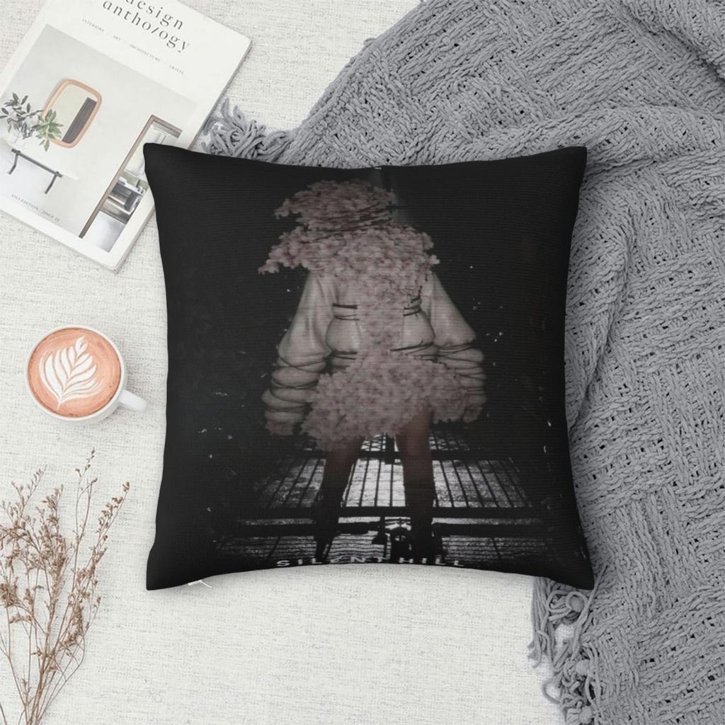 Silent Hill F Horror Game Pillowcase Accessories Printed Cushion Cover Pillow Covers Home Decoration Square Multiple Sizes