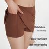 2025 Trendy Women's Sportswear Set: Summer Slimming Vest & High Waist Pocketed Skirt