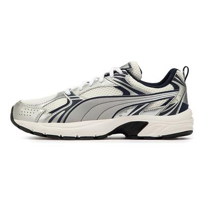 Milenio Białe Srebrne Unisex Sneakersy Szept-Białe 380510-05