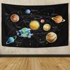 Galaxy Tapestry Outer Space Planet Tapestry Mysterious Universe Tapestry Wall Hanging Decor for Home Living Room Bedroom Dorm