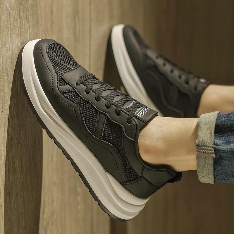 Fashion New Men's Shoes Fashion Casual Sneakers Summer Mesh Breathable Running Shoe Tenis Training Shoes for Men Lace Up Vulcanize Shoes