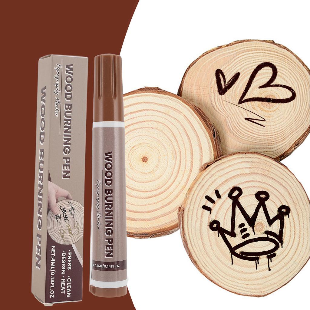 3PCS Wood Burning Pen Thermal Sensitive Dye Woodcraft Burn Marking Tool for Handicraft Making and Pa