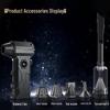 Portable Turbo Suction Fan with LED Display, Multiple Nozzles, and Powerful Hurricane Force